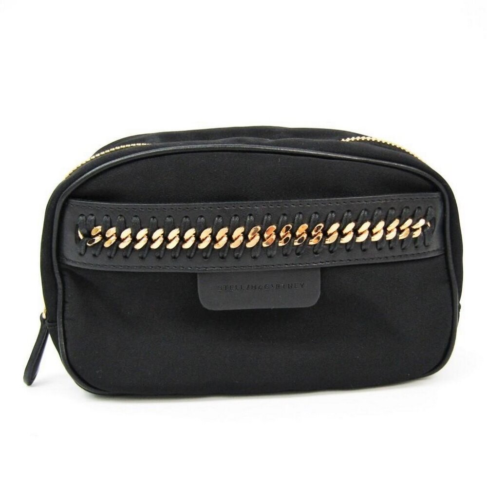 Stella McCartney FALABELLA Cosmetic Case 469180W8091Pouch Black